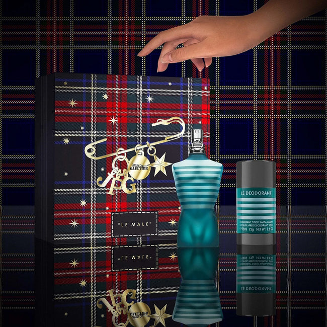 Jean Paul Gaultier Le Male zestaw woda toaletowa spray 75ml + dezodorant sztyft 75ml