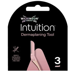 Wilkinson Intuition Dermaplaning Tool wymienne wkłady do profesjonalnego narzędzia do dermaplaningu 3szt.
