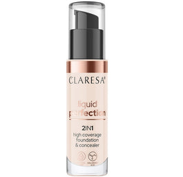 Claresa Liquid Perfection 2w1 korektor i podkład kryjący 34g