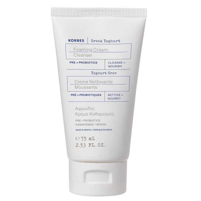 Korres Greek Yoghurt kremowy żel do mycia twarzy z probiotykami 75ml