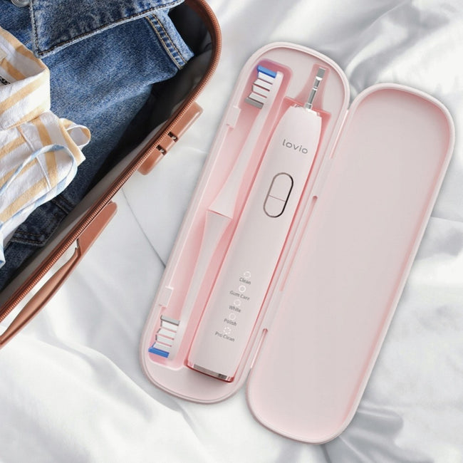 Lovio SonicProtect PRO szczoteczka elektryczna soniczna Różowa LVTB124PK + 5 końcówek