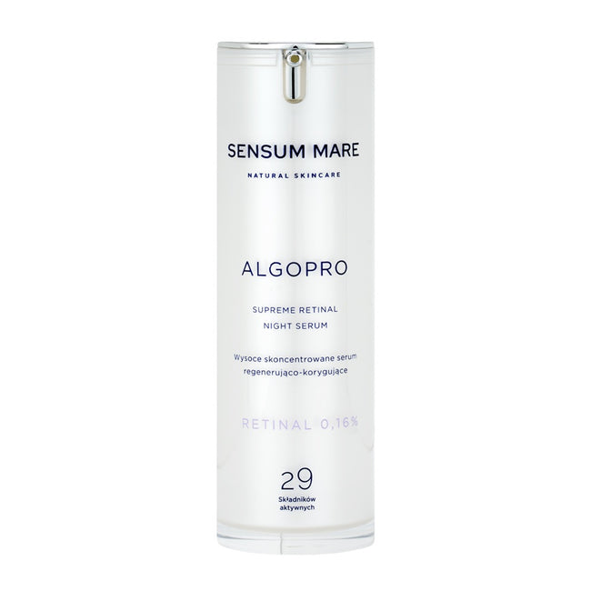 Sensum Mare Algopro wysoce skoncentrowane serum regenerująco-korygujące z 0.16% retinalem 30ml