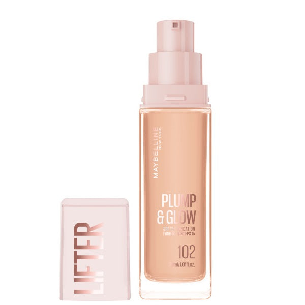Maybelline Lifter Plump & Glow podkład rozświetlający