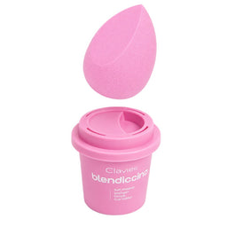 Clavier Blendiccino zestaw gąbeczka do makijażu + kubek do przechowywania Rose Presso