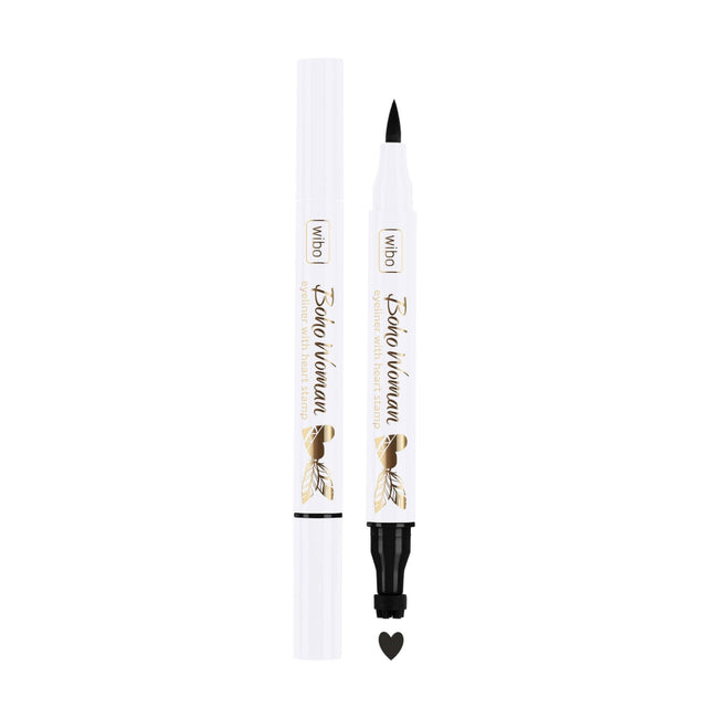 Wibo Boho Woman Eyeliner with Stamp czarny eyeliner ze stampem