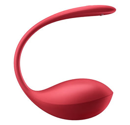 Satisfyer Shiny Petal wibrujące jajko z pilotem Red