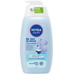 Nivea Baby żel 2w1 do mycia ciała i włosów 500ml