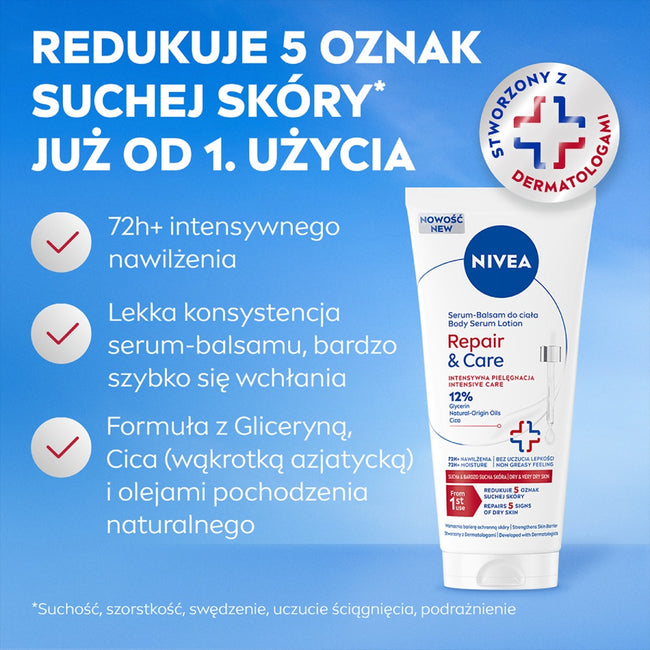 Nivea Repair & Care regenerujące serum-balsam do ciała 200ml