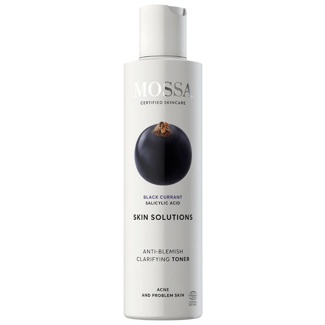 MOSSA Skin Solutions oczyszczający tonik przeciw niedoskonałościom z czarną porzeczką 200ml