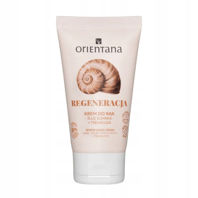 ORIENTANA Naturalny krem do rąk ze śluzem ślimaka 50ml
