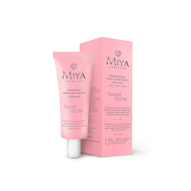 Miya Cosmetics SecretGLOW rozświetlający krem z witaminami all-in-one 30ml
