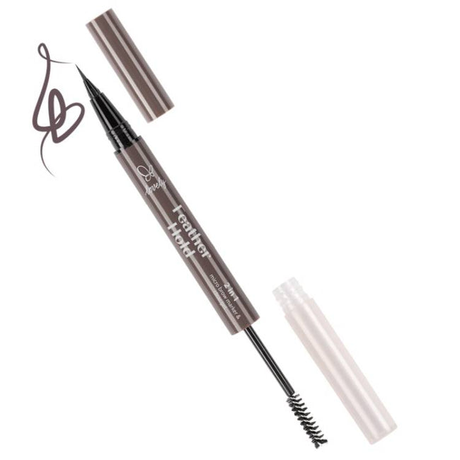 Lovely Feather Hold 2 in 1 Brow Marker & Clear Gel marker i żel do brwi