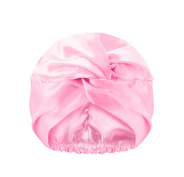 Glov Dwuwarstwowy satynowy czepek do spania Pink