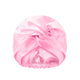 Glov Dwuwarstwowy satynowy czepek do spania Pink