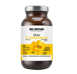 Big Nature Olej z wiesiołka suplement diety 90 kapsułek