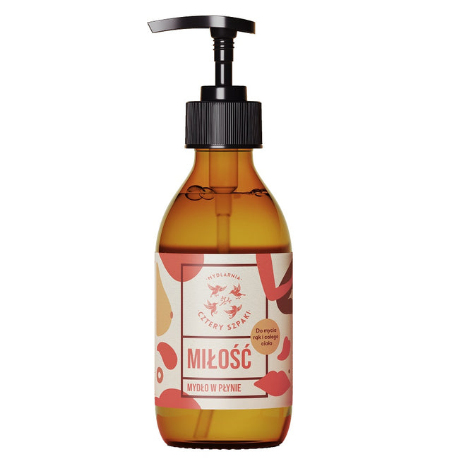 Mydlarnia Cztery Szpaki Naturalne mydło w płynie Miłość 300ml