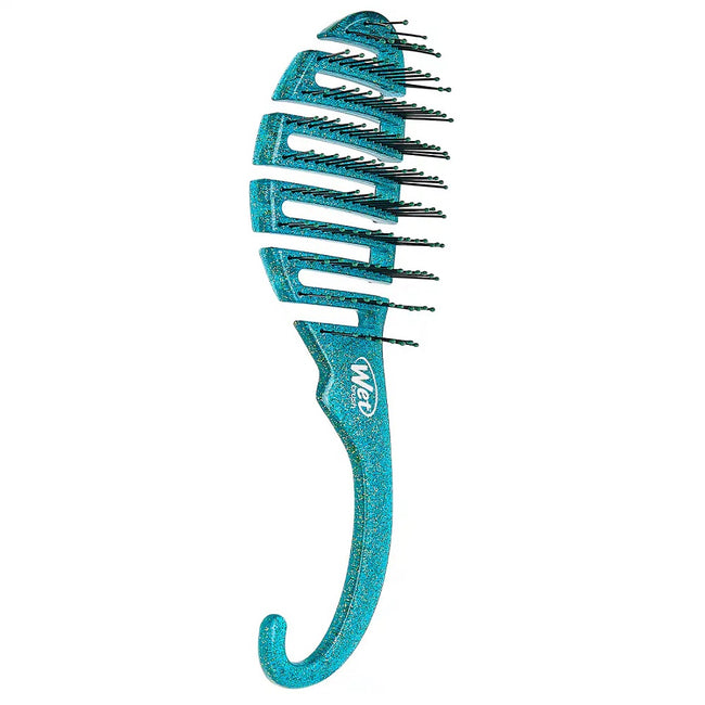 Wet Brush Shower Detangler szczotka do rozczesywania włosów pod prysznicem Teal Glitter