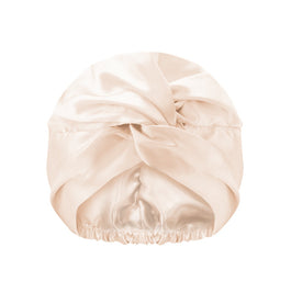 Glov Dwuwarstwowy satynowy czepek do spania Champagne