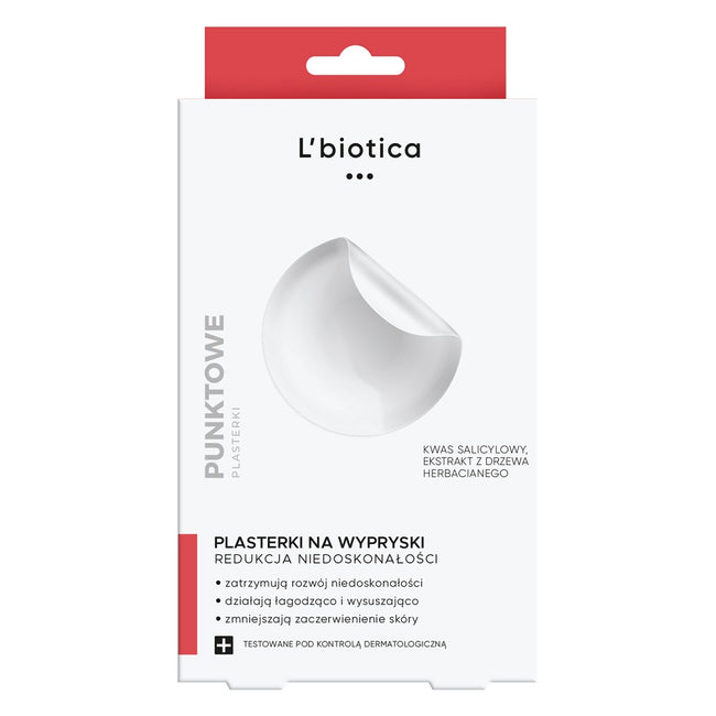 L'biotica Punktowe plasterki na wypryski 36szt.