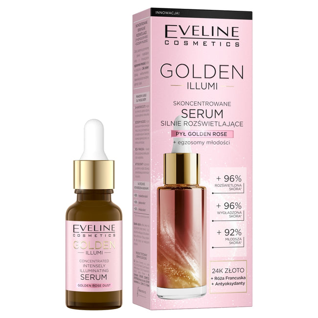 Eveline Cosmetics Golden Illumi skoncentrowane serum silnie rozświetlające 18ml