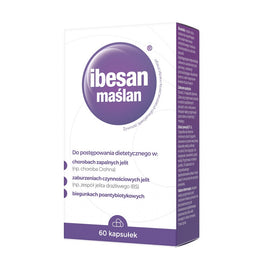 Ibesan Maślan kapsułki wspierające zdrowie jelit 60 kapsułek