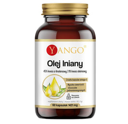 Yango Olej lniany suplement diety 60 kapsułek
