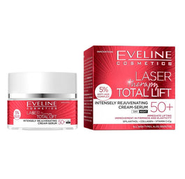Eveline Cosmetics Laser Therapy Total Lift silnie odmładzający krem-serum 50+ 50ml