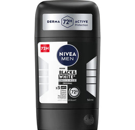 Nivea Men Black&White Invisible Original antyperspirant w sztyfcie 50ml