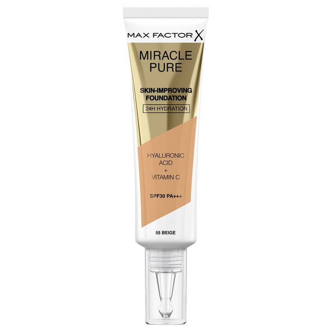 Max Factor Miracle Pure SPF30 PA+++ podkład poprawiający kondycję skóry