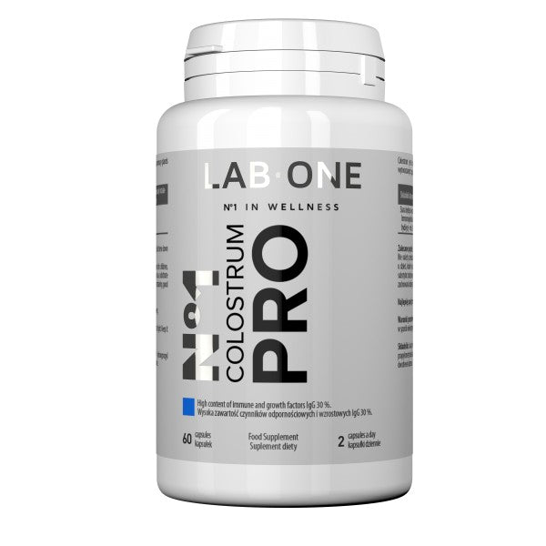 LAB ONE N°1 Colostrum Pro suplement diety wspierający odporność 60 kapsułek