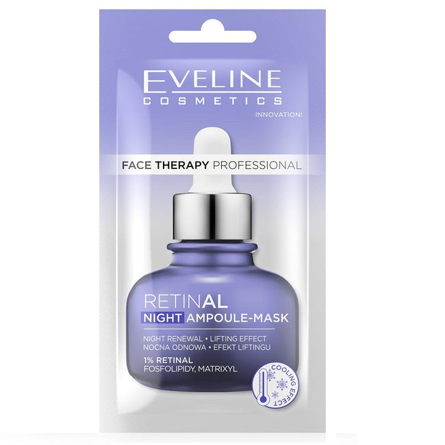 Eveline Cosmetics Face Therapy Professional Ampoule-Mask kremowa maseczka do twarzy Retinal 8ml