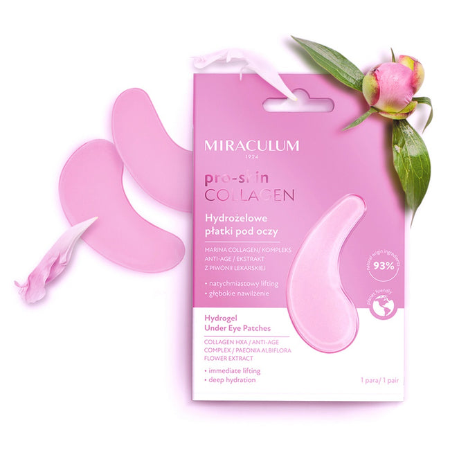Miraculum Pro-Skin Collagen hydrożelowe płatki pod oczy 2szt.