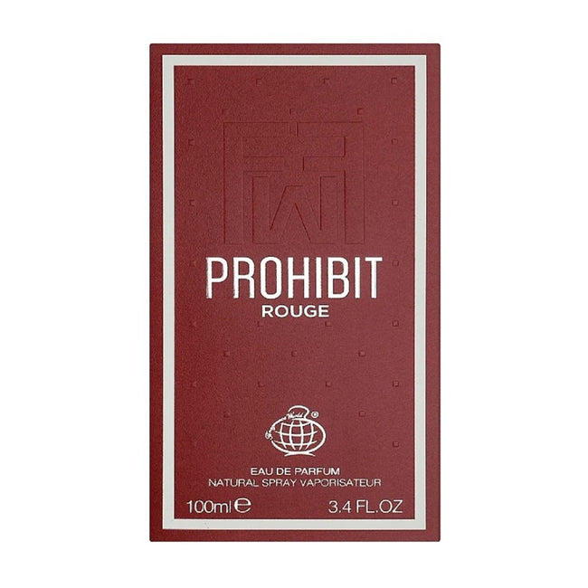 Prohibit Rouge Perfume Notes Fragrance World Prohibit Rouge woda perfumowana – cena: 108,00 zł ...