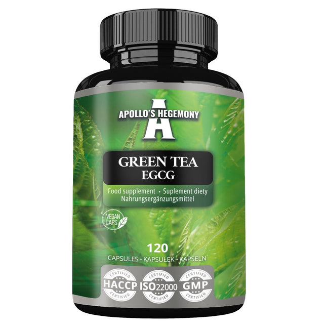 Apollo's Hegemony Green Tea EGCG suplement diety 120 kapsułek