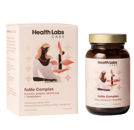 HealthLabs FeMe Complex dla lepszego wchłaniania żelaza 60 kapsułek