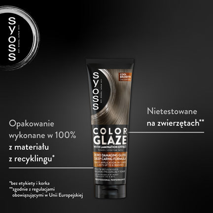 Syoss Color Glaze toner nabłyszczający z efektem laminacji