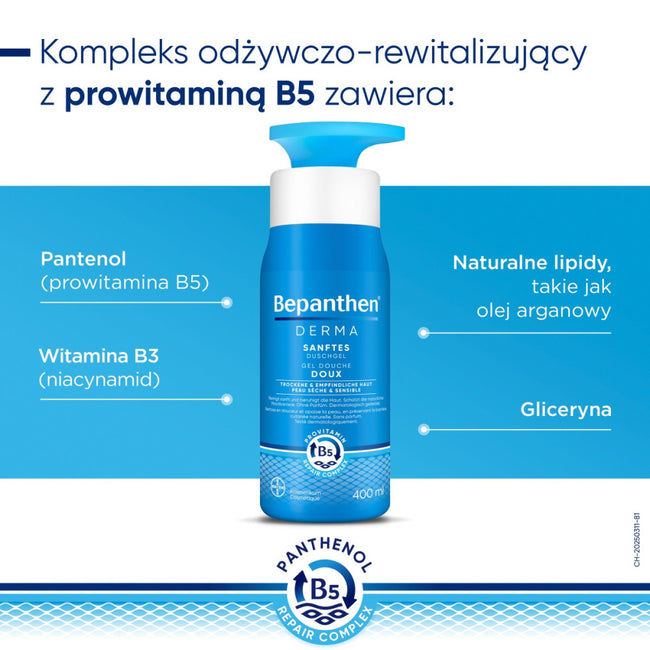 Bepanthen Derma żel do mycia ciała 400ml