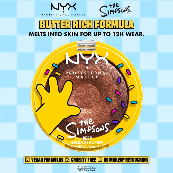 NYX Professional MakeUp Homer Simpson Donut rozświetlacz do twarzy 7.1g