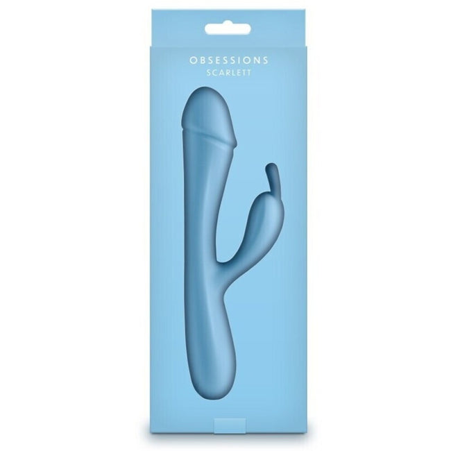 NS Novelties Obsessions Scarlett wibrator króliczek Light Blue