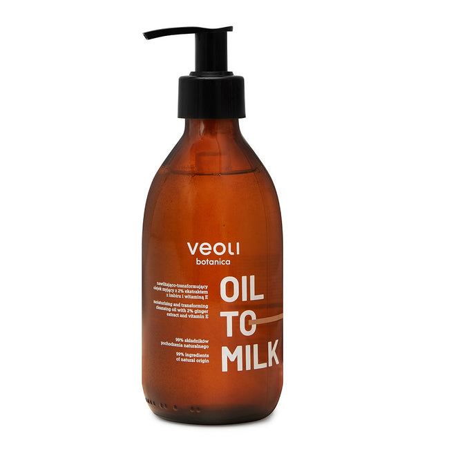 Veoli Botanica ‍Oil to Milk nawilżająco-transformujący olejek myjący 290ml (100% off)