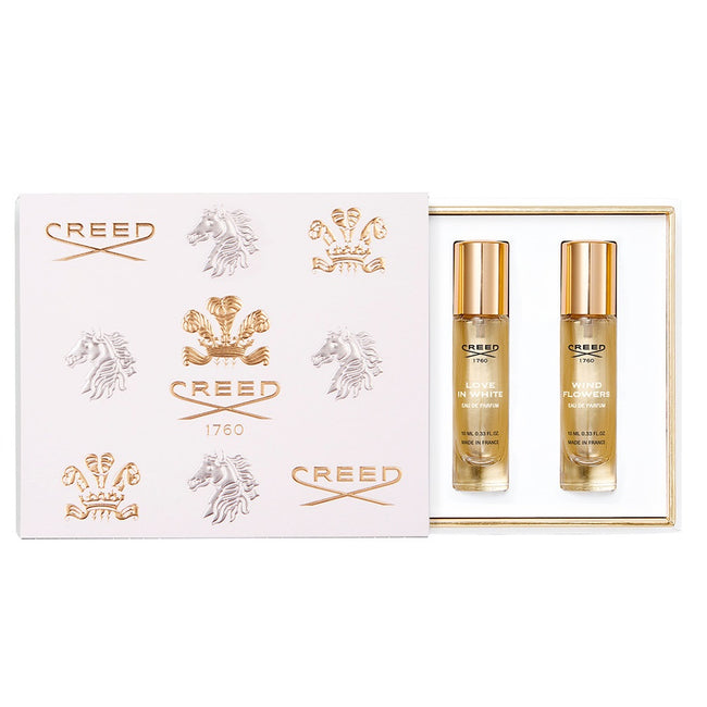 Creed Women's Fragrance zestaw Aventus For Her woda perfumowana 10ml + Wind Flowers woda perfumowana 10ml + Love in White woda perfumowana 10ml