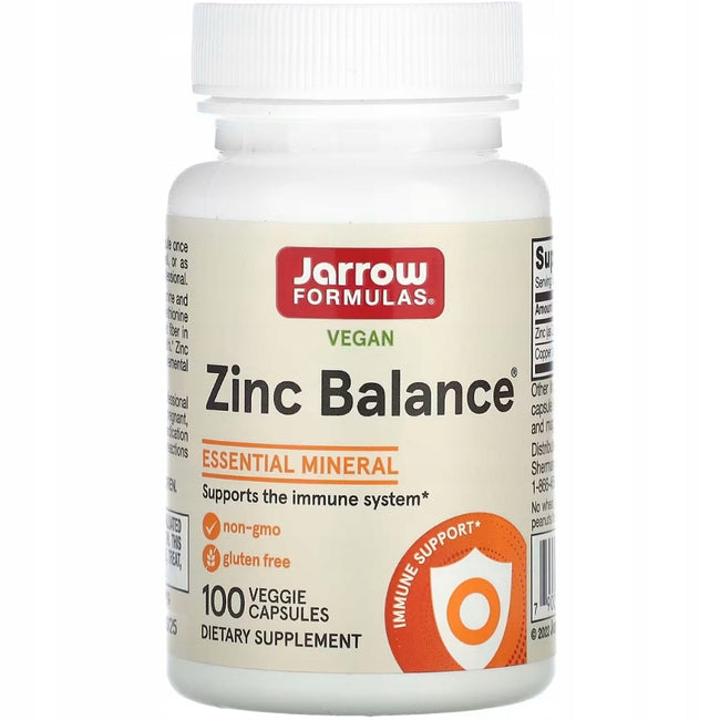 Jarrow Zinc Balance suplement diety 100 kapsułek