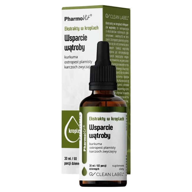 Pharmovit Wsparcie wątroby suplement diety w kroplach 30ml
