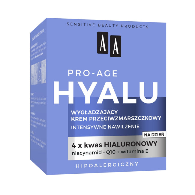 AA Hyalu Pro-Age wygładzający krem przeciwzmarszczkowy na dzień 50ml