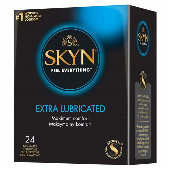 SKYN Extra Lubricated nielateksowe prezerwatywy 24szt