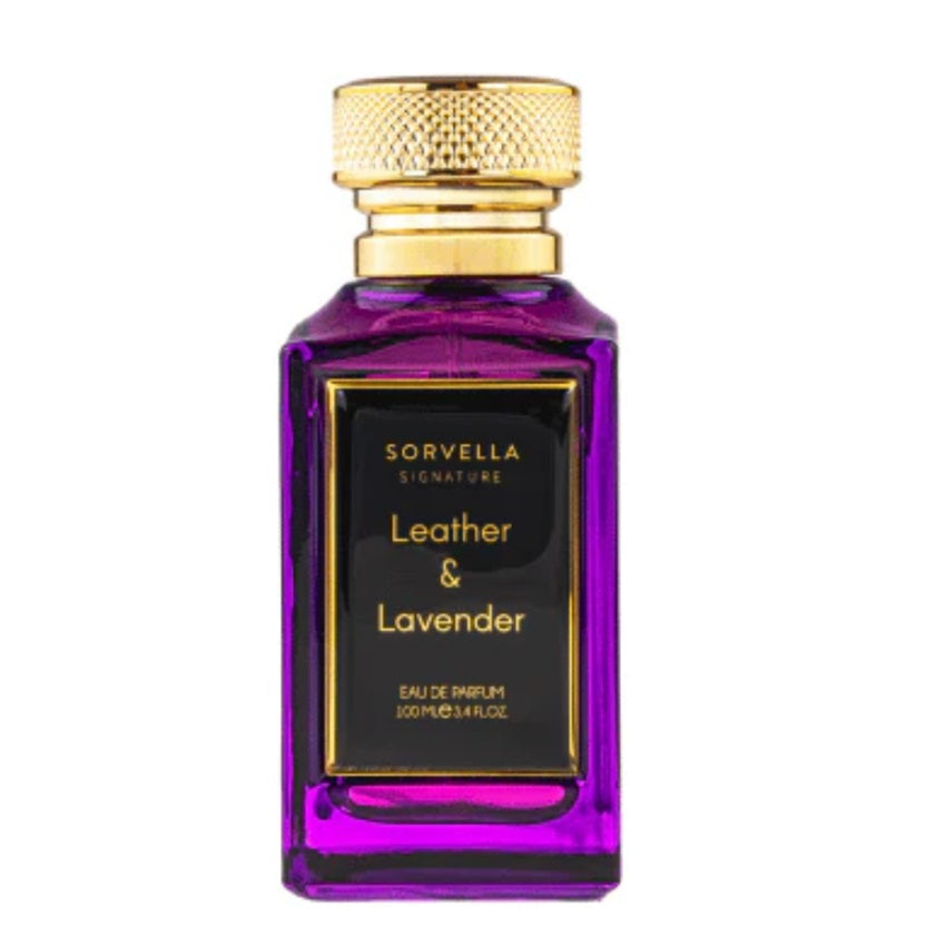 sorvella leather & lavender