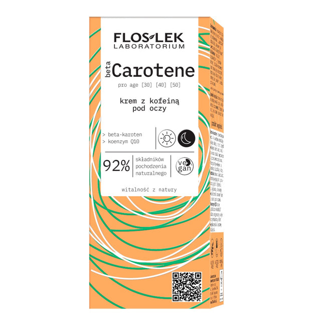 Floslek betaCarotene Pro Age krem z kofeiną pod oczy 30ml