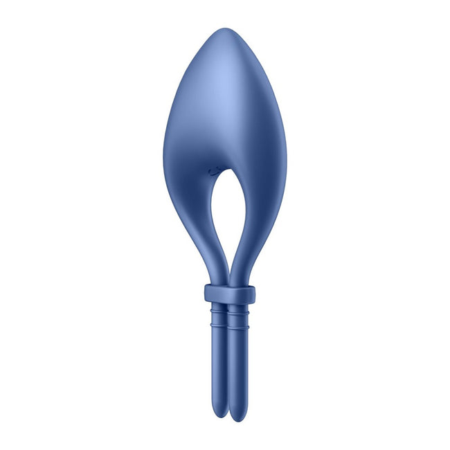Satisfyer Bullseye wibrujący pierścień na penisa Blue