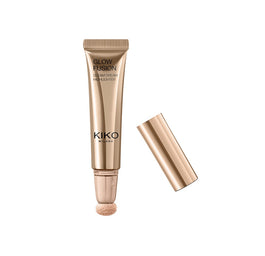 KIKO Milano Glow Fusion Gleam Dream Highlighter rozświetlacz do twarzy w płynie z aplikatorem gąbkowym 14ml