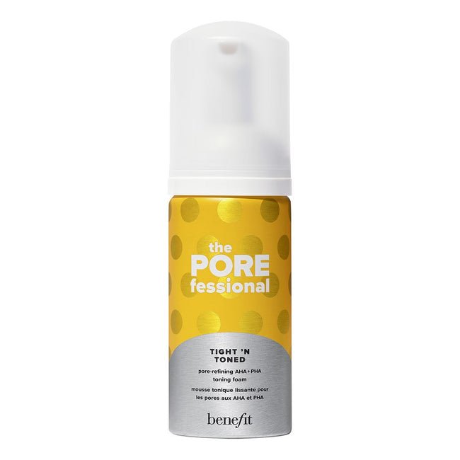 Benefit The POREfessional Tight’n Toned mini tonik w piance z kwasami AHA+PHA oczyszczający pory 60ml